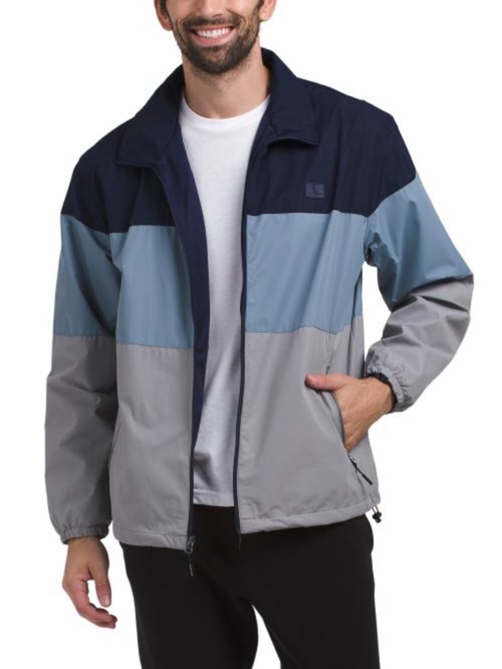 NEW BALANCE Mock Neck Color Block Jacket
